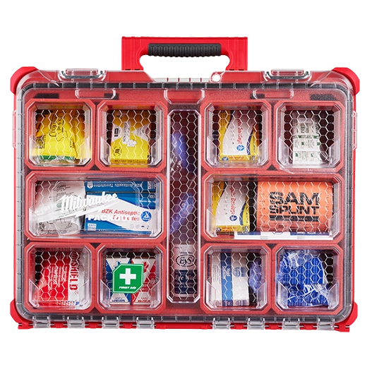 MILWAUKEE 48-73-8430C 193PC Class B Type III PACKOUT™ First Aid Kit