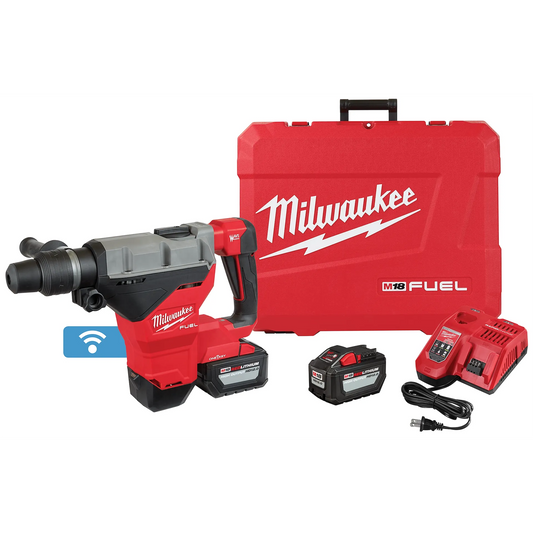 MILWAUKEE 2718-22HD M18 FUEL™ 1-3/4" SDS MAX Rotary Hammer Kit w/ (2) 12.0 Battery