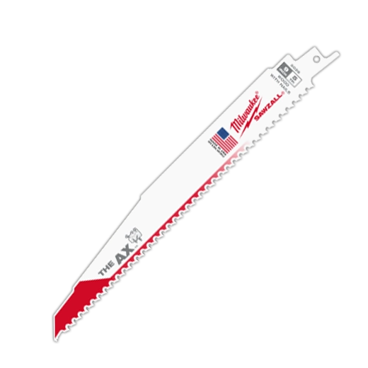 MILWAUKEE 48-00-8026 9" 5 TPI The Ax™ Sawzall® Blade (25 Pk)