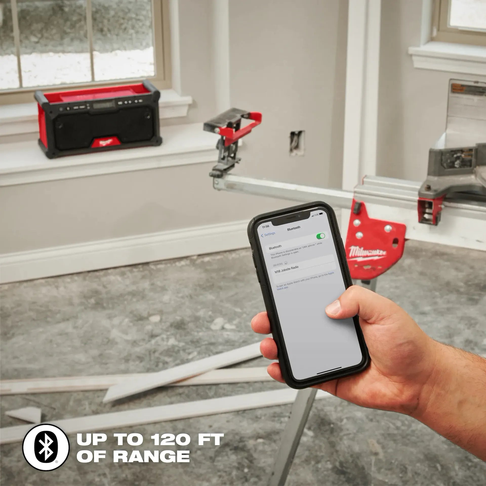 MILWAUKEE 2952-20 M18™ Bluetooth® Jobsite Radio