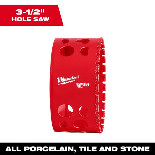 MILWAUKEE 49-56-5678 3-1/2" DIAMOND MAX™ Hole Saw