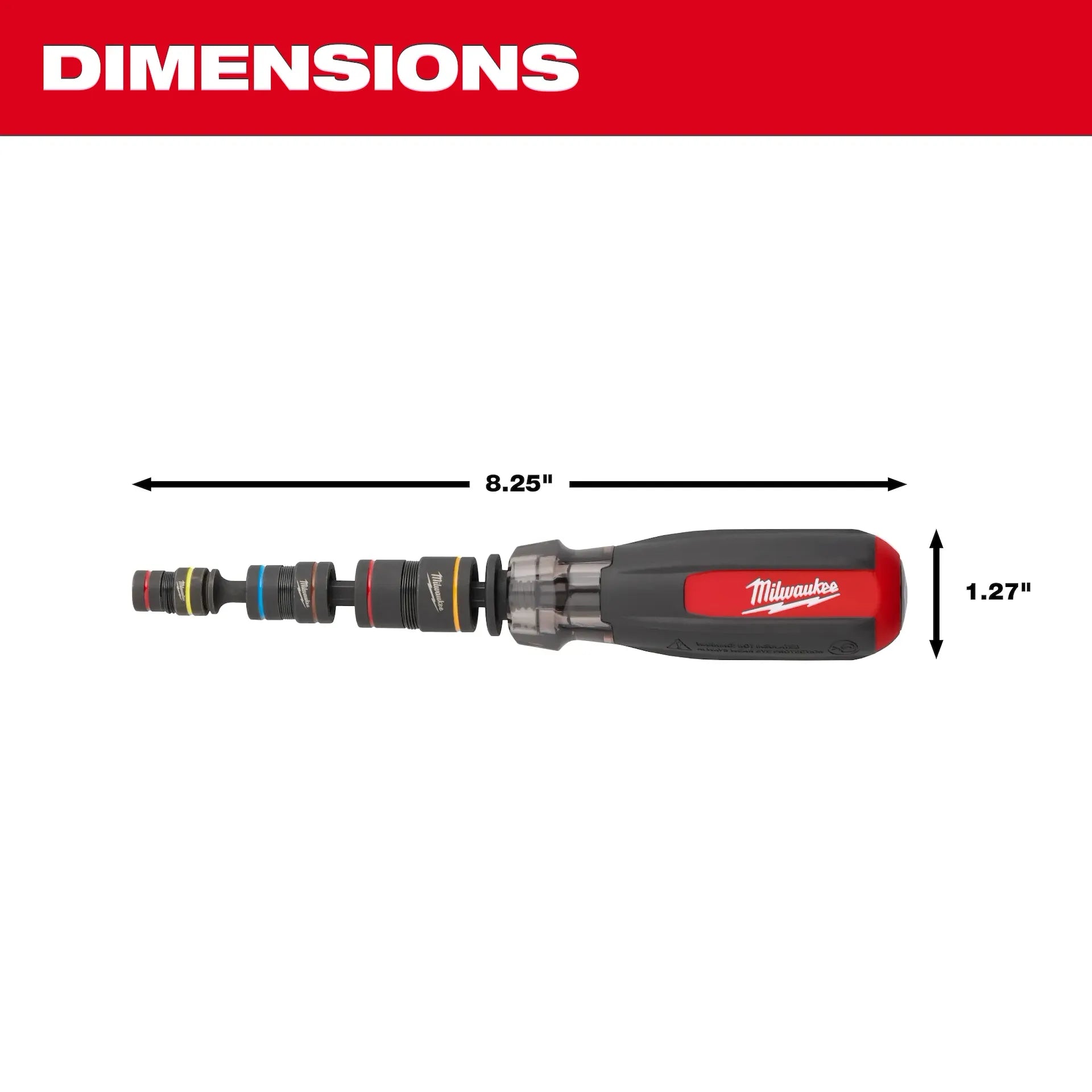 MILWAUKEE 48-22-2921 Multi-Nut Driver W/ SHOCKWAVE Impact Duty™ Magnetic Nut Drivers