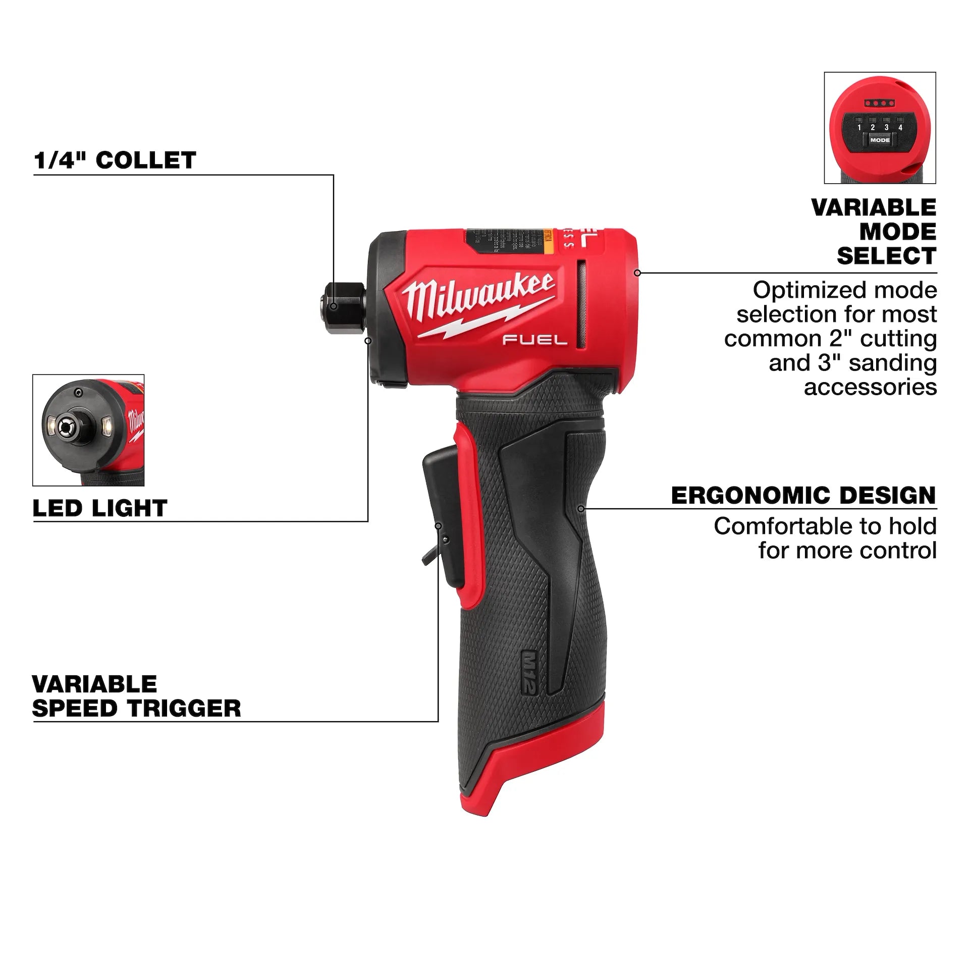 MILWAUKEE 3485-20 M12 FUEL™ 1/4