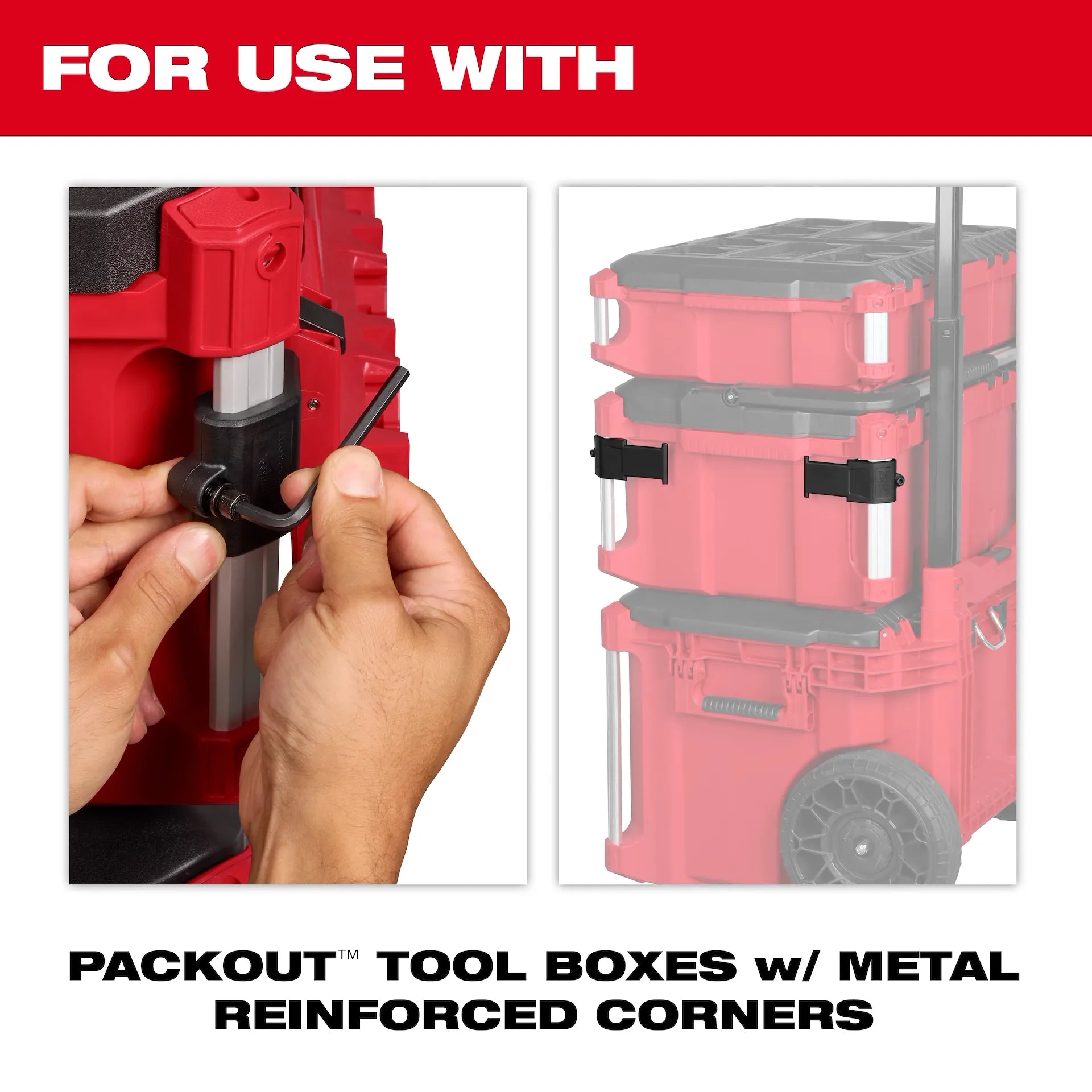 MILWAUKEE 48-22-8604 PACKOUT™ Tool Box M12™ Battery Rack Attachment