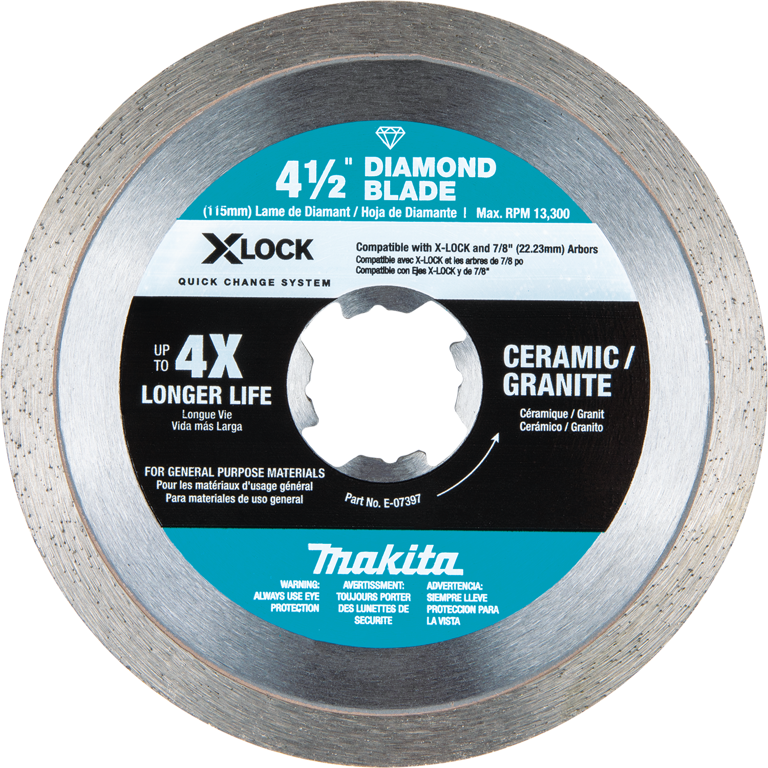 MAKITA E-07397 X‑LOCK 4‑1/2