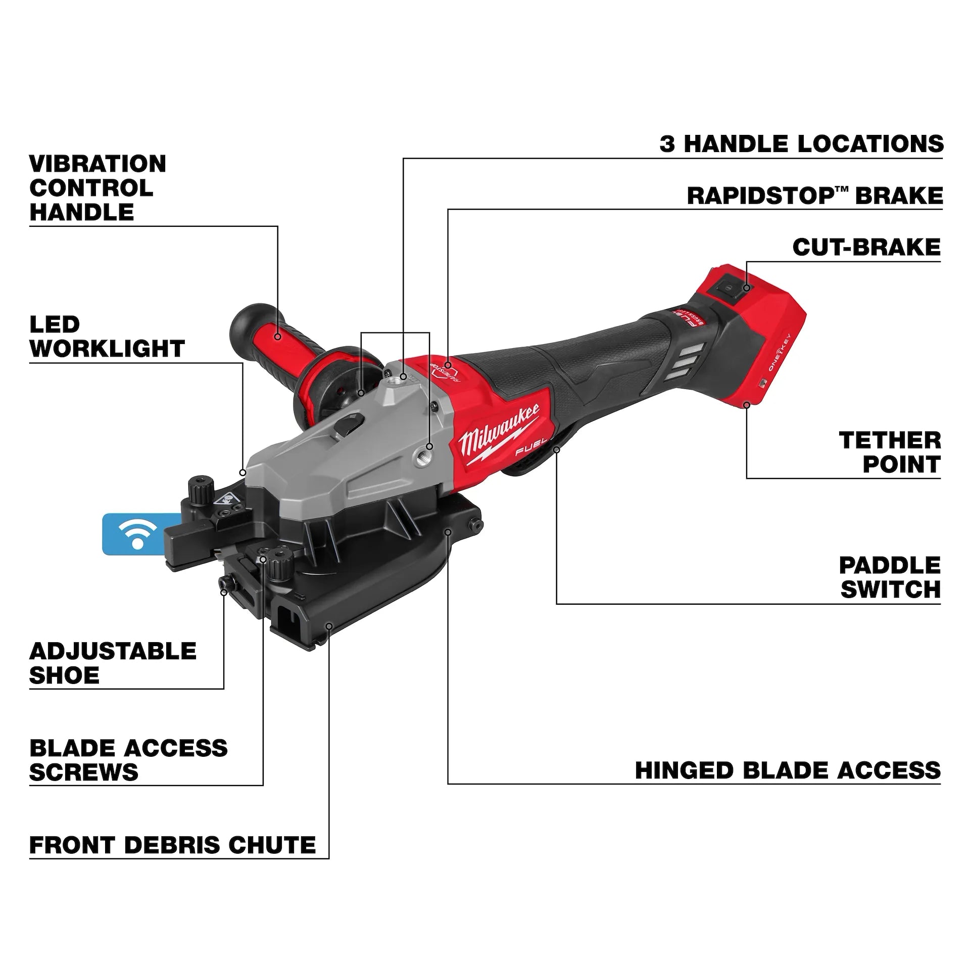 MILWAUKEE 3675-20 M18 FUEL™ #10 (1-1/4