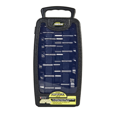 TIMBERLINE 670-160 16 PCS FORSTNER HEX SHANK SET