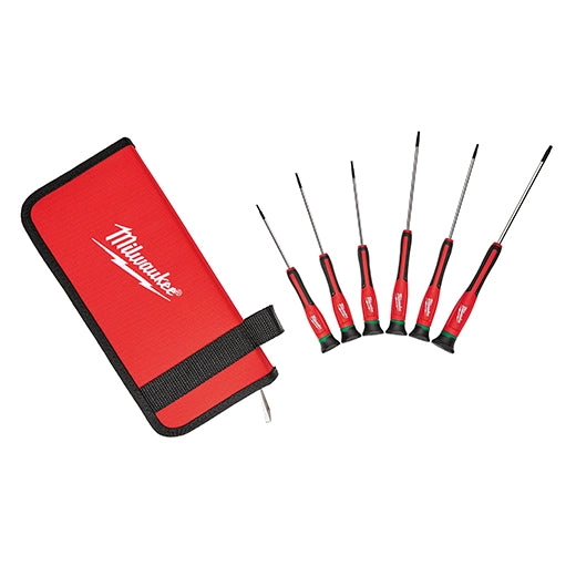 MILWAUKEE 48-22-2610 6 PC TORX® Precision Screwdriver Set w/ Case