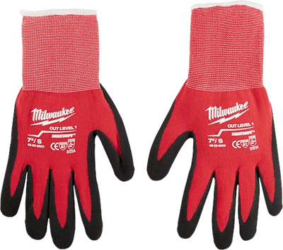 MILWAUKEE  48-22-8902 Cut Level 1 Nitrile Dipped Gloves