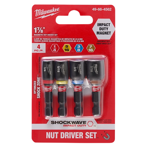 MILWAUKEE 49-66-4562 4PC SHOCKWAVE™ Impact Duty 1-7/8