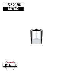 MILWAUKEE 45-34-2030 1/2" Drive Metric 6-Point 30mm Socket with FOUR FLAT™ Sides