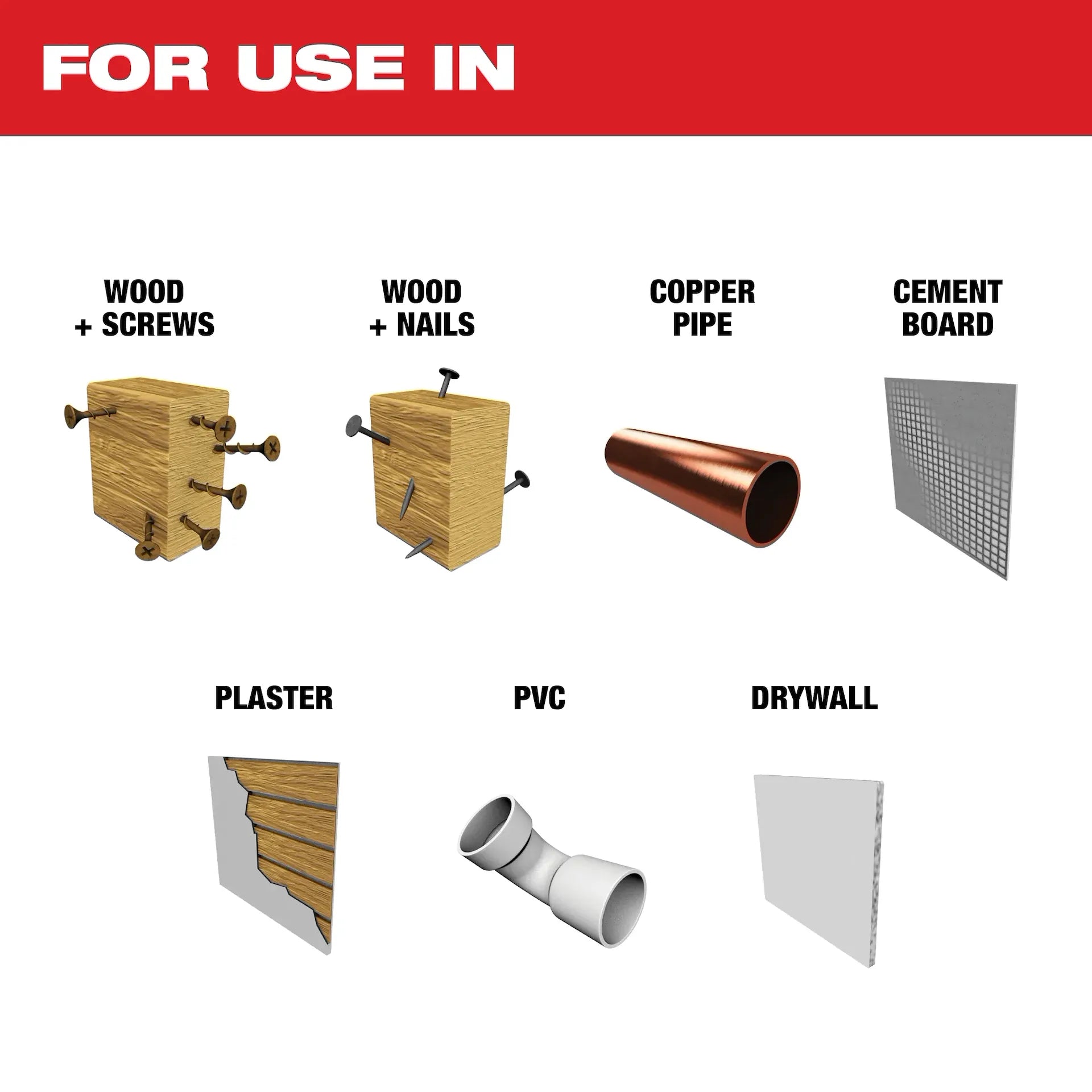 MILWAUKEE 49-10-9005 OPEN-LOK™ 3 PC Multi-Material Multi-Tool Blade Variety Pack