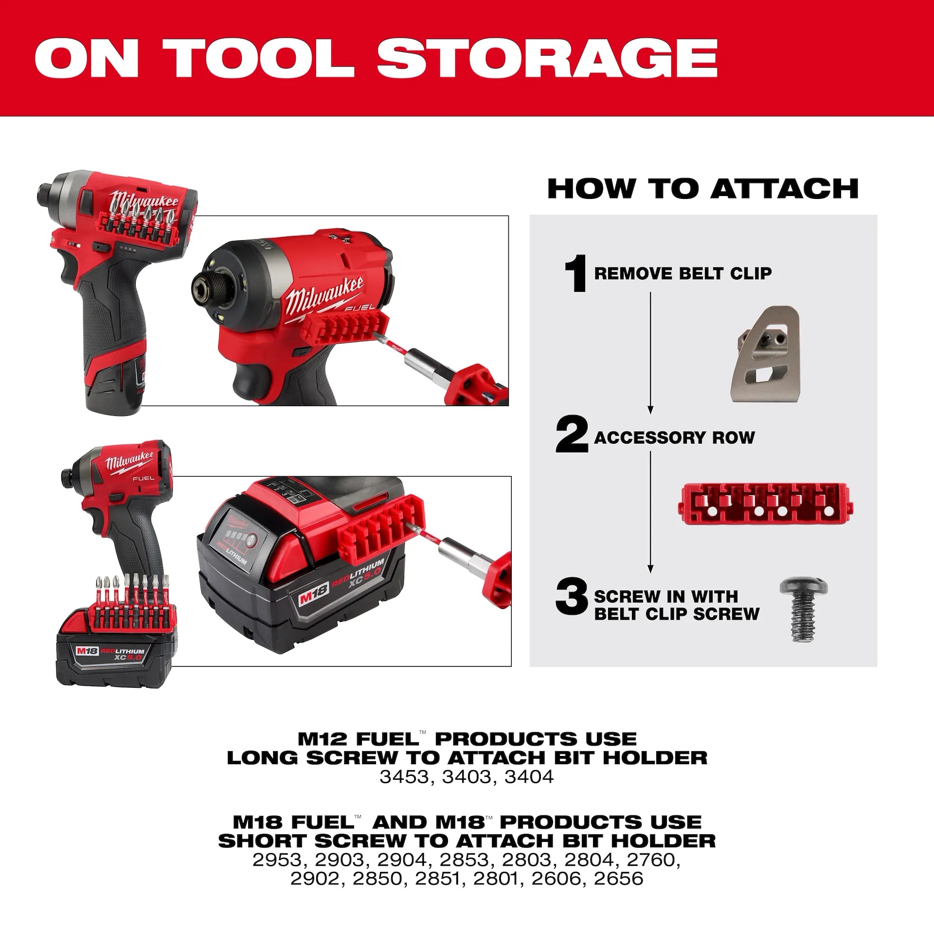 MILWAUKEE 48-32-4082 100PC SHOCKWAVE™ Impact Duty Driver Bit PACKOUT™ Set