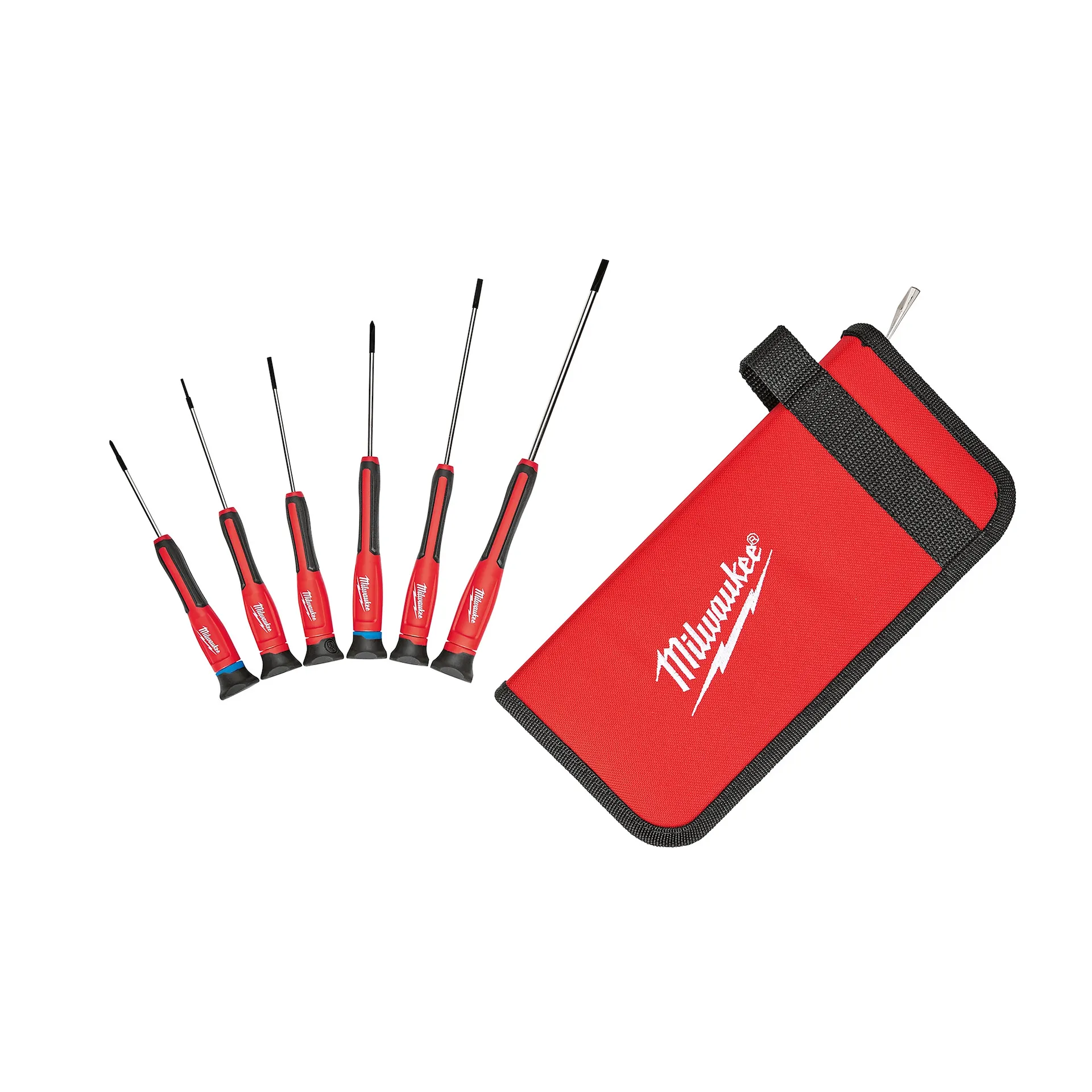 MILWAUKEE 48-22-2606 6 PC Precision Screwdriver Set w/ Case