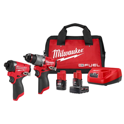 MILWAUKEE 3497-22 M12 FUEL 2PC COMBO KIT HD/ID