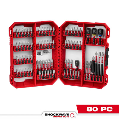 MILWAUKEE 48-32-4094 80PC SHOCKWAVE™ Impact Duty Driver Bit Set