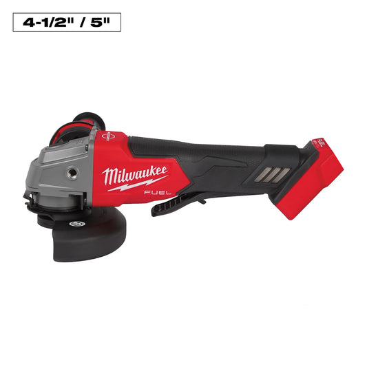 MILWAUKEE 2880-20 M18 FUEL™ 4-1/2" / 5" Braking Grinder Paddle Switch, No-Lock BARE