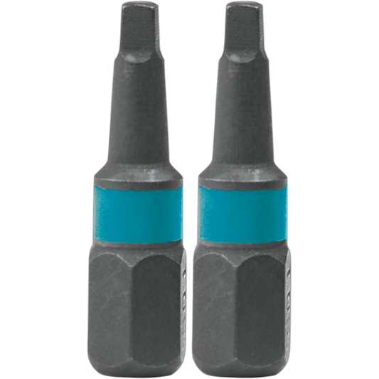 MAKITA A-96506 ImpactX™ #1 Square Recess 1″ Insert Bit, 2/pk
