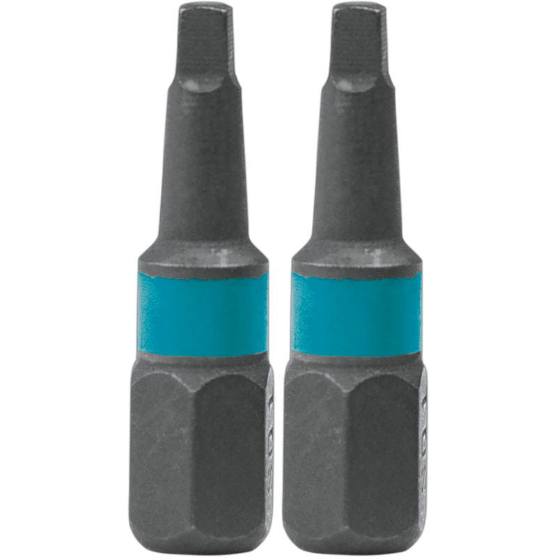 MAKITA A-96506 ImpactX™ #1 Square Recess 1″ Insert Bit, 2/pk