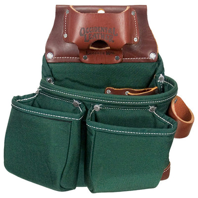 OCCIDENTAL LEATHER 8018DB OxyLights™ 3 Pouch Tool Bag with Tape Holder
