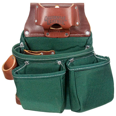 OCCIDENTAL LEATHER 8018DBLH OXYLIGHTS 3 POUCH TOOL BAG - LEFT HANDED
