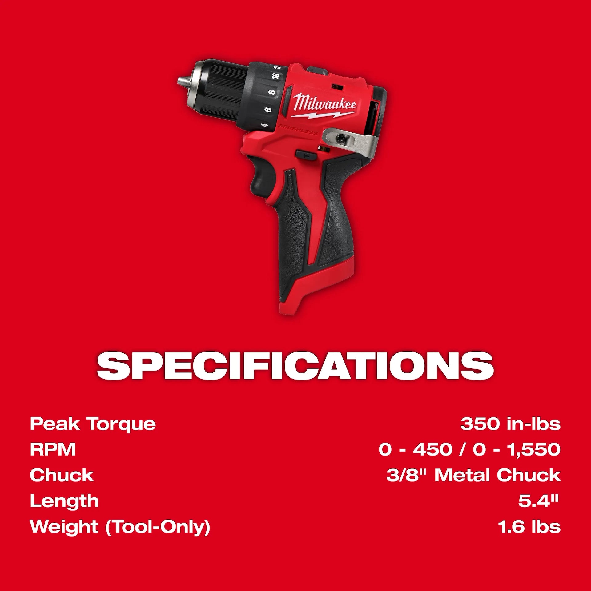 MILWAUKEE 3494-22 M12™ Subcompact Brushless 2-Tool Combo Kit