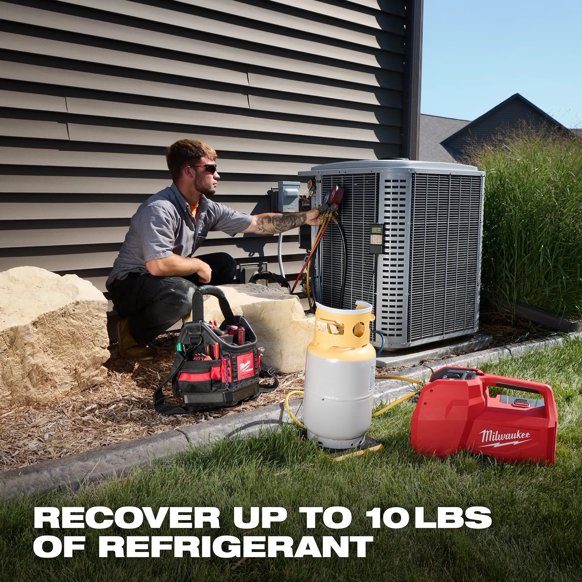 MILWAUKEE 2938-21 M18™ Brushless Refrigerant Recovery Machine Kit