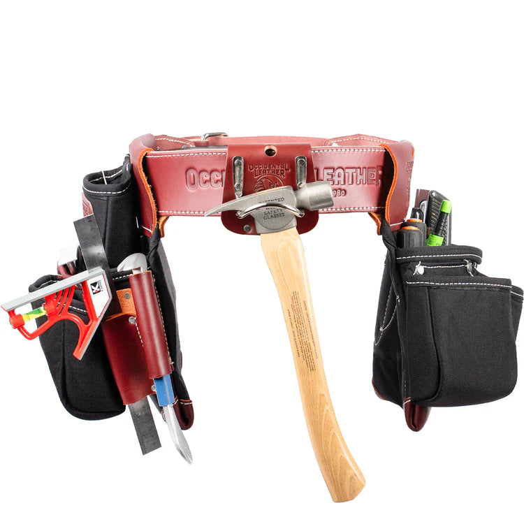 OCCIDENTAL LEATHER 8086 OxyLights™ Ultra Framer Tool Belt Setup