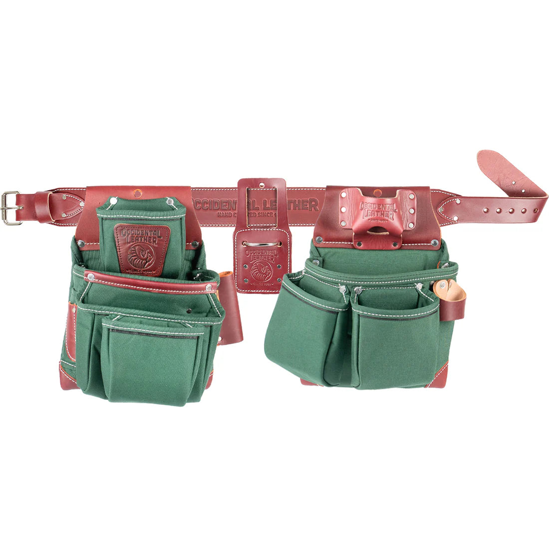 OCCIDENTAL LEATHER 8089 OxyLights™ 7 Bag Framer Tool Belt Setup