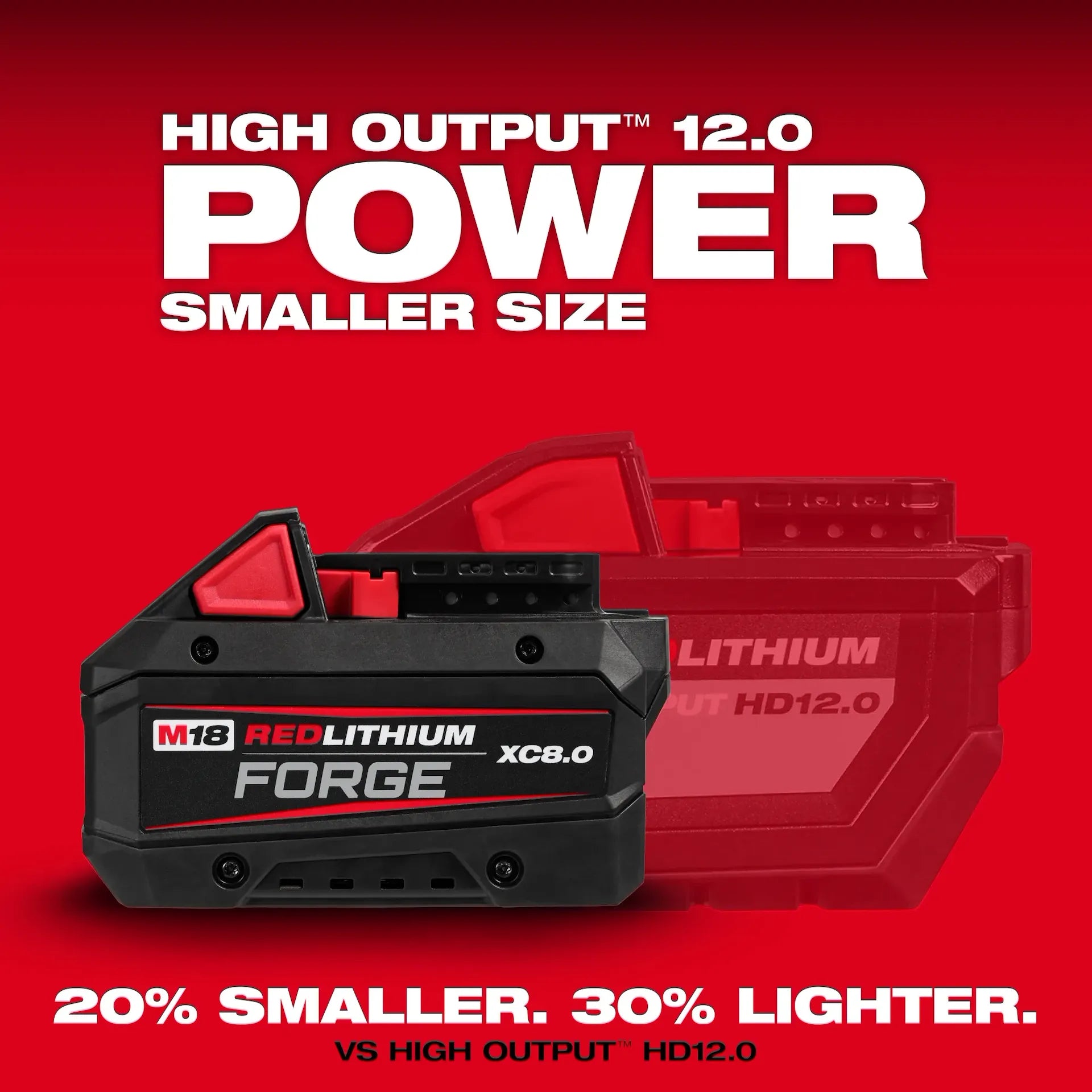 MILWAUKEE 48-11-1881 M18™ REDLITHIUM™ FORGE™ XC8.0 Battery Pack