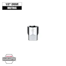 MILWAUKEE 45-34-2025 1/2" Drive Metric 6-Point 25mm Socket with FOUR FLAT™ Sides