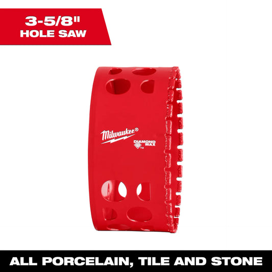 MILWAUKEE 49-56-5681 3-5/8" DIAMOND MAX HOLE SAW