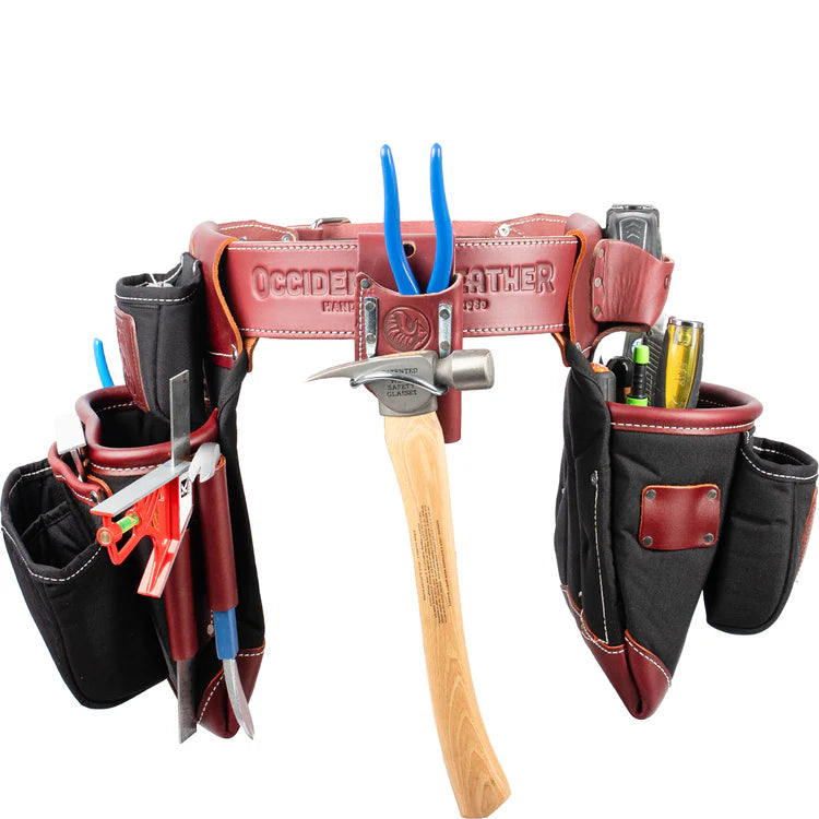 OCCIDENTAL LEATHER 8580 FatLip™ Tool Belt Setup FATLIP TOOL BAG SET