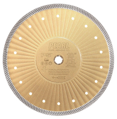 PEARL DIA10TTS P5™ Thin Mesh Turbo Blade 10″ 5/8″-20mm-7/8″ Arbor