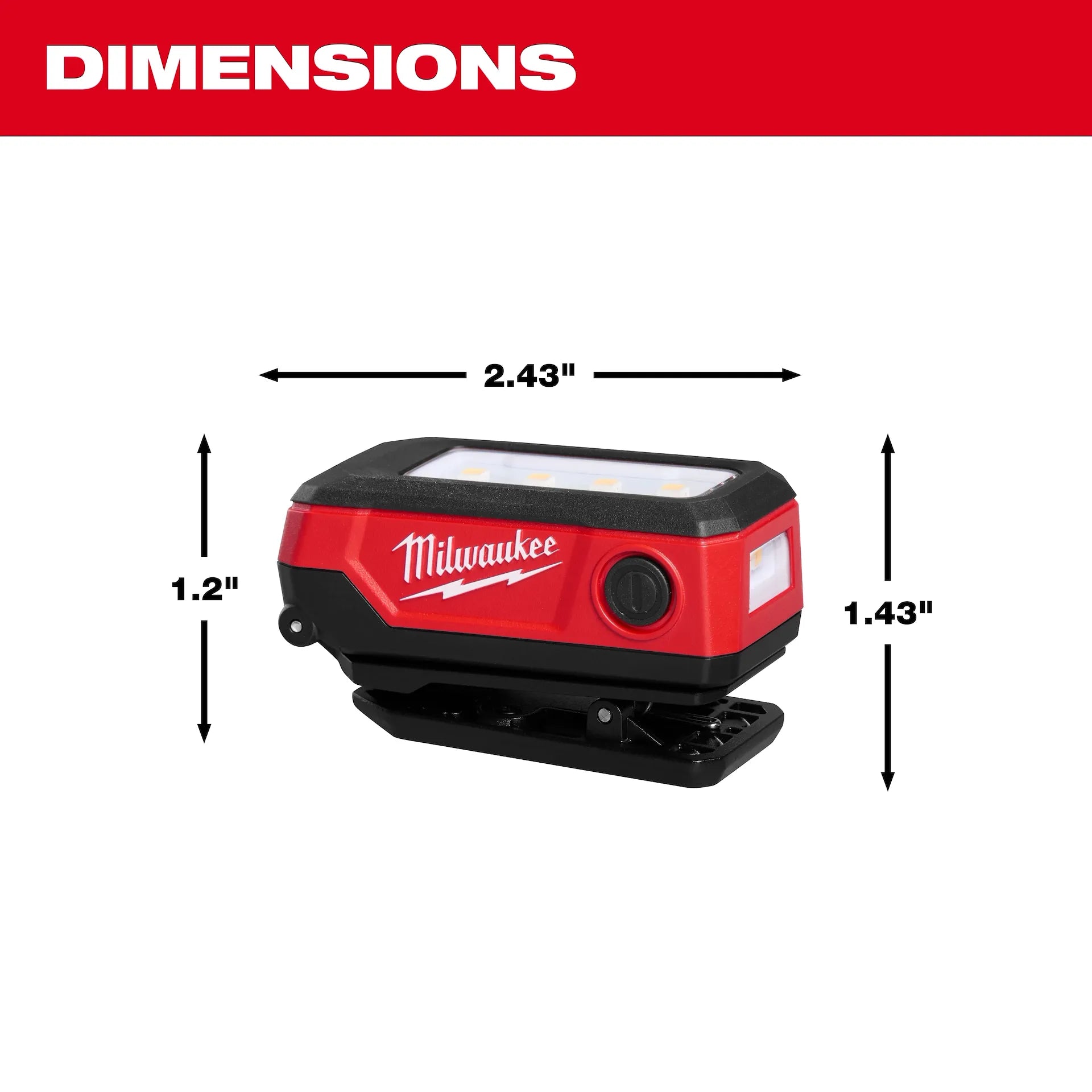 MILWAUKEE 2014R Rechargeable Clip Light