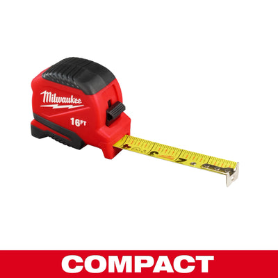 MILWAUKEE 48-22-1716 16ft Compact Tape Measure