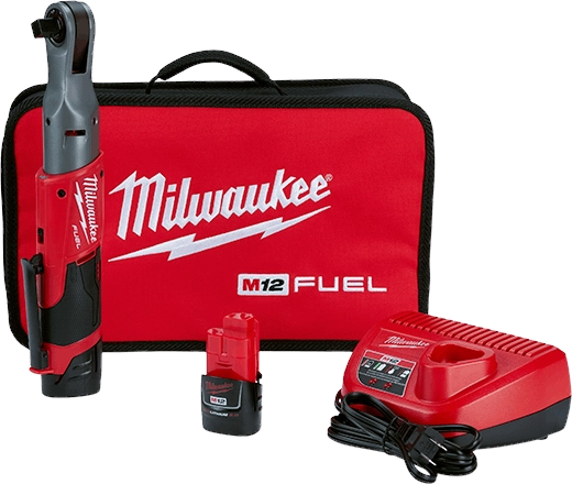 MILWAUKEE 2558-22 M12 FUEL™ 1/2" Ratchet 2 Battery Kit