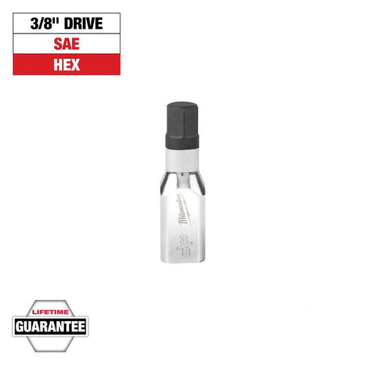 MILWAUKEE 45-34-1047 3/8" Drive 3/8" Hex Bit Socket