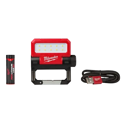 MILWAUKEE 2114-21 REDLITHIUM™ USB ROVER™ PIVOTING FLOOD LIGHT