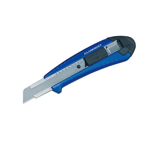 TAJIMA AC-500B HEAVY DUTY Aluminist Auto Lock, 18mm / 34" Knife with 3 Endura Blades, Blue