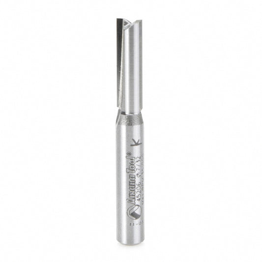 AMANA 45206 Carbide Tipped Undersized Plywood Dado Plunge 7/32 Dia x 3/4 x 1/4 Inch Shank for Plywood Thickness 1/4 minus 1/32