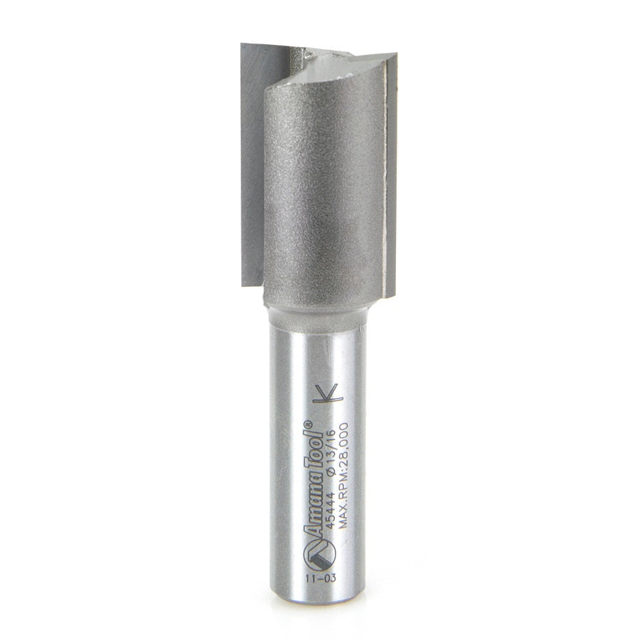 AMANA 45444 Carbide Tipped Straight Plunge 13/16 Dia x 1-1/4 x 1/2 Inch Shank