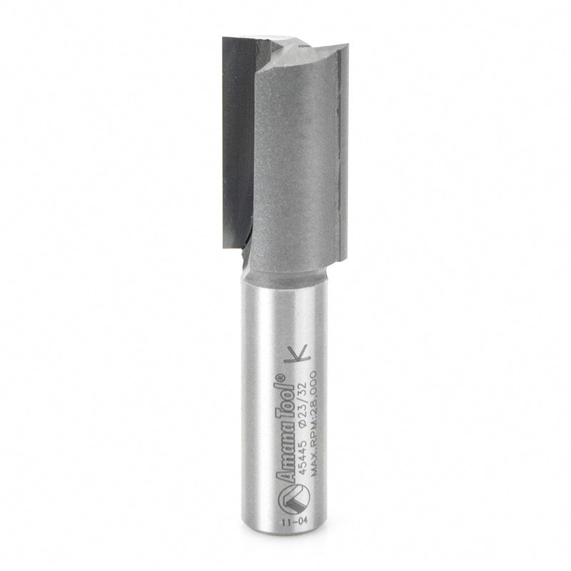 AMANA 45445 Carbide Tipped Undersized Plywood Dado Plunge 23/32 Dia x 1-1/4 x 1/2 Inch Shank for Plywood Thickness 3/4 minus 1/32