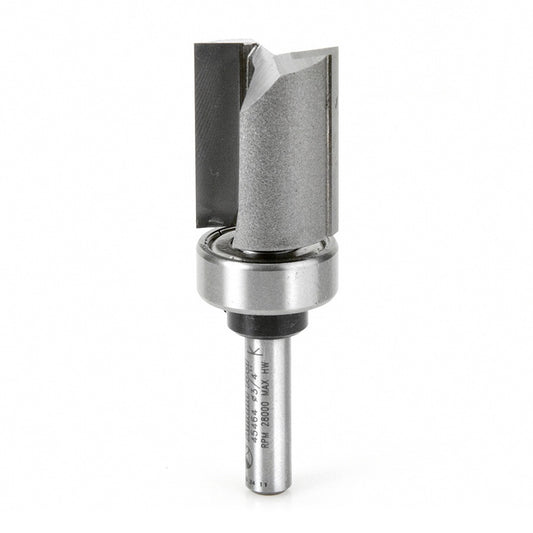 AMANA 45464 45464 Carbide Tipped Flush Trim Plunge Template 3/4 Dia x 1 Inch x 1/4 Shank with Upper BB