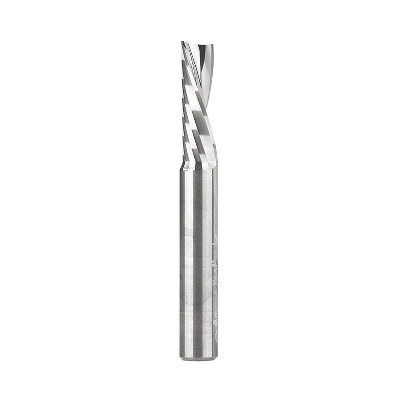 AMANA 51504 Solid Carbide CNC Spiral 'O' Flute, Plastic Cutting 1/4 Dia x 3/4 x 1/4 Inch Shank Down-Cut