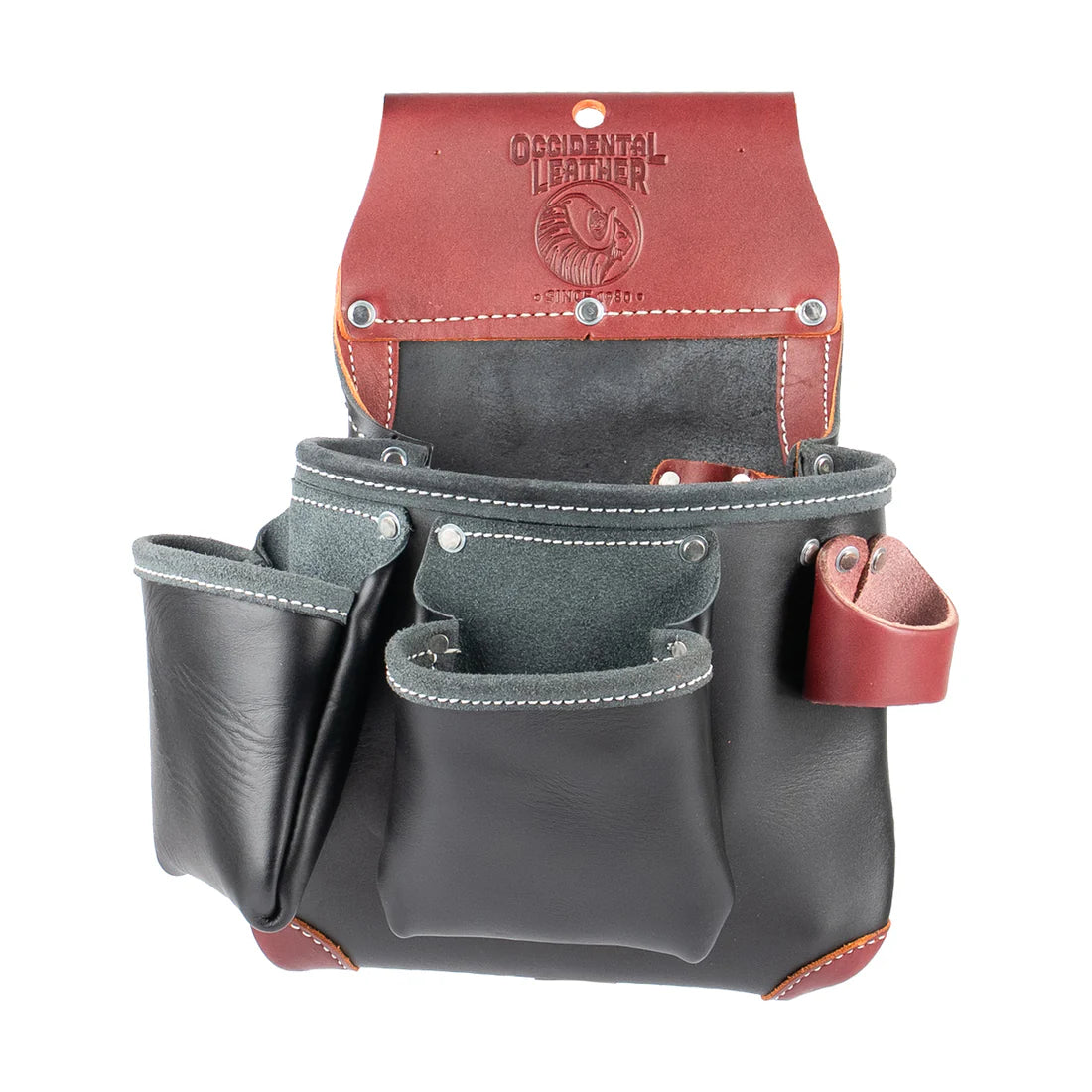 OCCIDENTAL LEATHER B5612 Green Building Tool Bag - Black