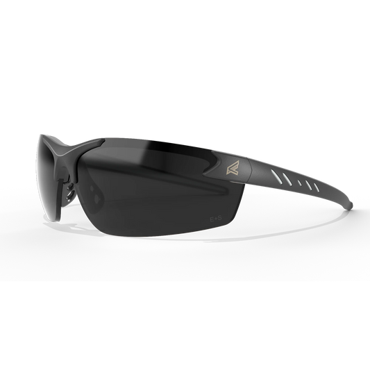 EDGE EYEWEAR DZ116-G2 ZORGE G2 - BLACK FRAME/SMOKE LENSES
