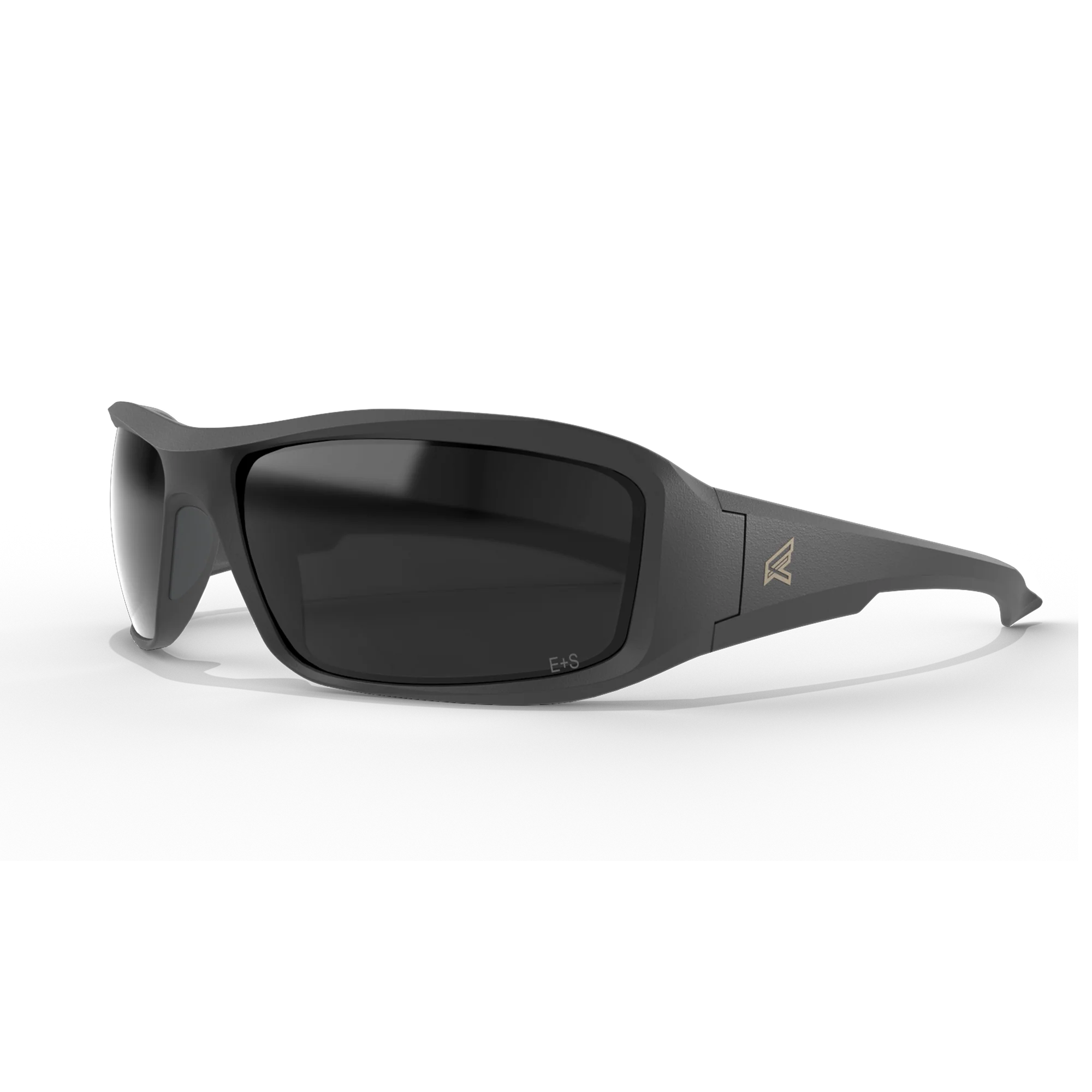 EDGE EYEWEAR TXB236 BRAZEAU - MATTE BLACK FRAME/POLARIZED SMOKE LENSES