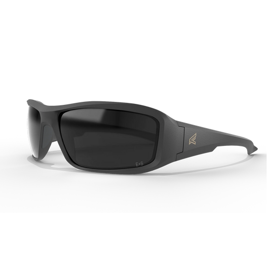 EDGE EYEWEAR XB136 BRAZEAU - MATTE BLACK FRAME/SMOKE LENSES
