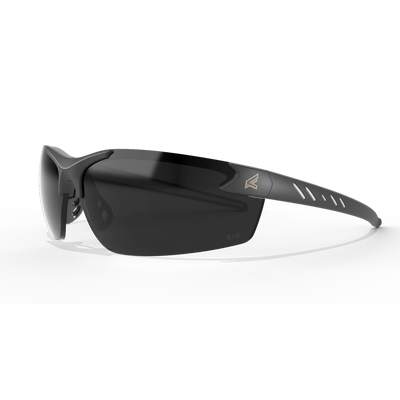 EDGE EYEWEAR DZ116-G2 ZORGE G2 - BLACK FRAME/SMOKE LENSES
